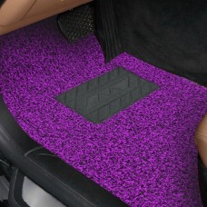 Универсальный 5-местный автомобильный анти-сказочный резиновый коврик из ПВХ катушка Мягкий пол защитный ковер, длина: 5 м (фиолетовый)