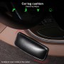 2 PCS Car Non-slip Soft Floor Protector Carpet Floor Mat Knee Bolster, Style:First Layer Cowhide(Black)