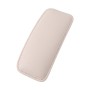 2 PCS Car Non-slip Soft Floor Protector Carpet Floor Mat Knee Bolster, Style:First Layer Cowhide(Apricot)