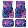 4 in 1 Butterfly Pattern Universal Printing Auto Car Floor Mats Set, Style:HN063