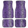 4 в 1 Leopard Print Universal Printing Auto Car Mats набор, стиль: HN1408GP