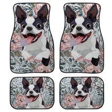 4 in 1 Animal Pattern Universal Printing Auto Car Floor Mats Set, Style:HN1137GP