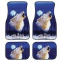 4 in 1 Starry Animal Pattern Universal Printing Auto Car Floor Mats Set, Style:HN1155GP