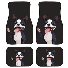 4 in 1 Animal Pattern Universal Printing Auto Car Floor Mats Set, Style:Z165GP