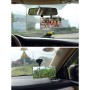 360 Degree Car Adjustable Interior Windshield Rectangular Blind Spot Mirror with Suck Cup Holder