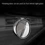 3R-044 Auxiliary Rear View Mirror Car Adjustable Blind Spot Mirror Wide Angle Auxiliary Rear View Side Mirror(Black)