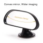 Car Auto 360 Degree Adjustable Suction Cup Rear View Mirror Baby Convex Mirror