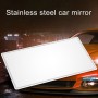 Portable Car Sunshade Makeup Mirror Stainless Steel Vanity Mirror, Size: 110 x 65mm