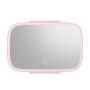 Baseus Car Makeup Sun-shading Mirror  Vehicle Mounted Cosmetic Mirror(Pink)