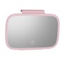 Baseus Car Makeup Sun-shading Mirror  Vehicle Mounted Cosmetic Mirror(Pink)