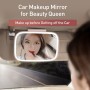 Baseus Car Makeup Sun-shading Mirror  Vehicle Mounted Cosmetic Mirror(Pink)