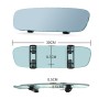 3R-336 Planemirror 300mm Car Rearview Retrofit Frameless Clear Large Mirror(Blue)