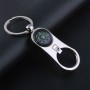 Ms. Male Compass Keychain