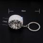 Portable Car Diamond Key Chain Key Rings(Red)