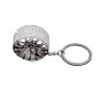 Portable Car Diamond Key Chain Key Rings(White)