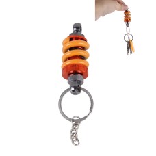 Держатель автомобильного металлического ключа с оранжевым + желтым украшающим автомобильным амортизатором украшения формы формы формы