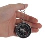 Портативный компас для выживания с кольцом ключей ключей для пеших прогулок и кемпинга