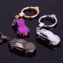 Metal Car Shape Decorative Keychain Holder(Random Color Delivery)