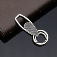 Car Carbon Carbon Fiber Key Cring Matte Style Caychain