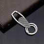 Car Carbon Carbon Fiber Key Cring Matte Style Caychain