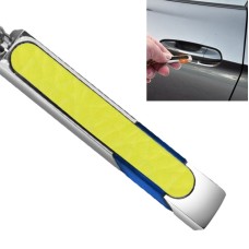 Вся медная кожаная светодиодная светодиодная лампа антистатическая ключа для автомобиля (светло-желтый)