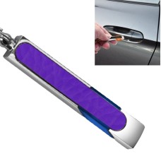 Вся медная кожаная светодиодная светодиодная лампа антистатическая ключа для автомобиля (фиолетовый)