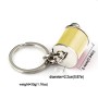 Six-speed Manual Shift Gear Keychain Key Ring Holder(Gold)