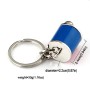 Six-speed Manual Shift Gear Keychain Key Ring Holder(Blue)