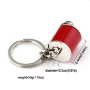 Six-speed Manual Shift Gear Keychain Key Ring Holder(Red)