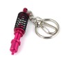 Shock Absorber Keychain Key Ring Holder(Magenta)