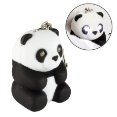 Цепочка ключей в стиле Panda со светом и звуковыми эффектами (черное)