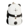 Panda Style Key Chain with Light & Sound Effects(Black)