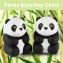 Цепочка ключей в стиле Panda со светом и звуковыми эффектами (черное)