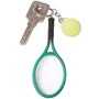 Tennis Racket Style Keychain Decor Pendant Random Color Delivery