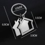 2 PCS Creative House Keychain Cottage Small Gift Pendant