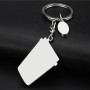 2 PCS Coffee Cup Keychain Creative Metal Pendant Small Gift