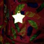 2 PCS Little Star Soft PVC Reflector Reflective Keychain Bag Pendant Accessories High Visibility Keyrings(gold)