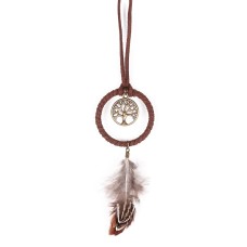 Vintage Feather Simple Literary Jewelry Key Pendant