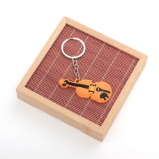 Creative Compact Mini Personalized Musical Instrument Pendant Keychain(Violin)