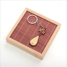 Creative Compact Mini Personalized Musical Instrument Pendant Keychain(Lute)