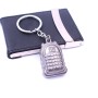 Novelty Game Keychain Pendant Trinket Key Chain Souvenirs Gift(silver bag)