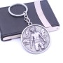 Novelty Game Keychain Pendant Trinket Key Chain Souvenirs Gift (Silver Tag)