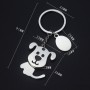 2 PCS Creative Shaking Dog Keychain Bag Pendant Small Gift(Shaking Dog)