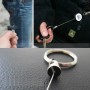 Retractable Telescopic Wire Rope Key Ring Anti-lost Anti-theft Telescopic Key Chain(Style Two)