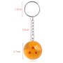 2 PCS Anime 7 Stars Balls 2.7cm PVC Figures Toys Keychain(1 star)