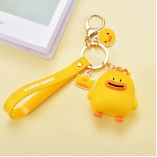 ICARER FAMILY Short Couple Keychain Lanyard Pendant Bag Pendant Gift Doll, Colour: Duck (Sun)