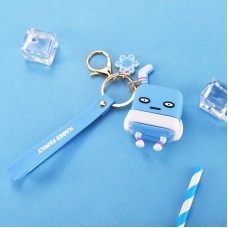 ICARER FAMILY Short Couple Keychain Lanyard Pendant Bag Pendant Gift Doll, Colour: Ice (Neptune)