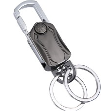 2 PCS Car Keychain Men Ladies Waist Hanging Personal Key Ring