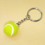 2 PCS Mini Color Tennis Keychain Charm Sports Gift, Specification:2cm Diameter Tennis Ball(Green)