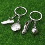 2 PCS Creative Football Gift Gift Metal Football Shoe CoolChain, стиль: футбольная обувь 389